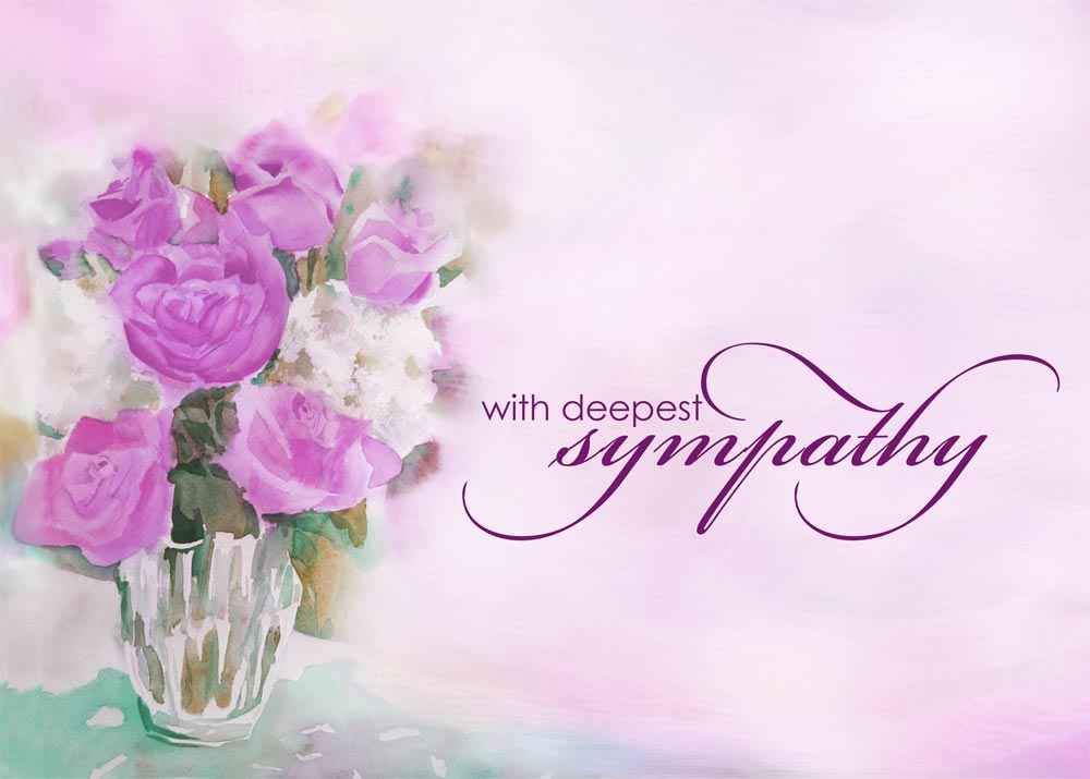 Sympathy ... Messages: in Examples to a What of 75 Write Card