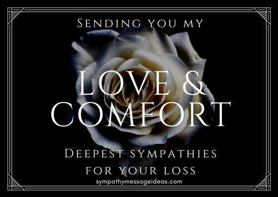 Love and Comfort Sympathy Image