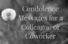 condolence messages for colleagues and coworkers