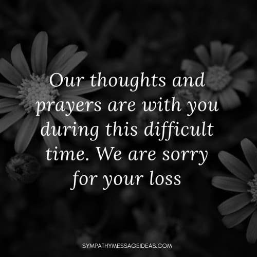 sympathy message quote