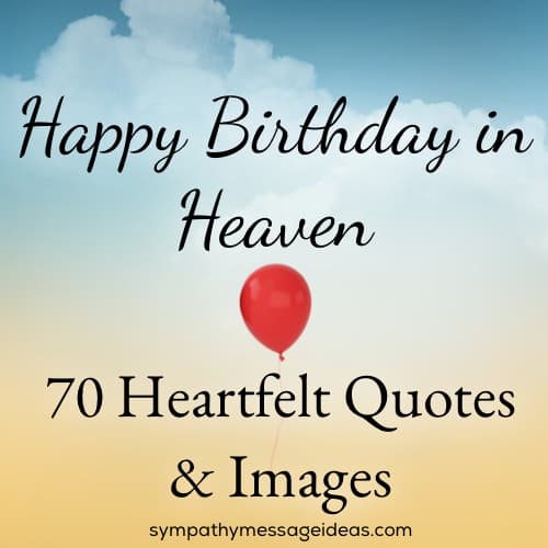 Happy birthday in heaven quotes and images