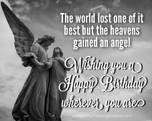 70 Happy Birthday In Heaven Quotes With Images - Sympathy Message Ideas