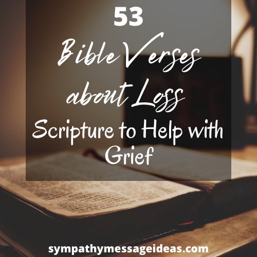 Bible verses about loss