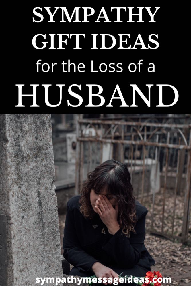 sympathy gift ideas for loss of husband