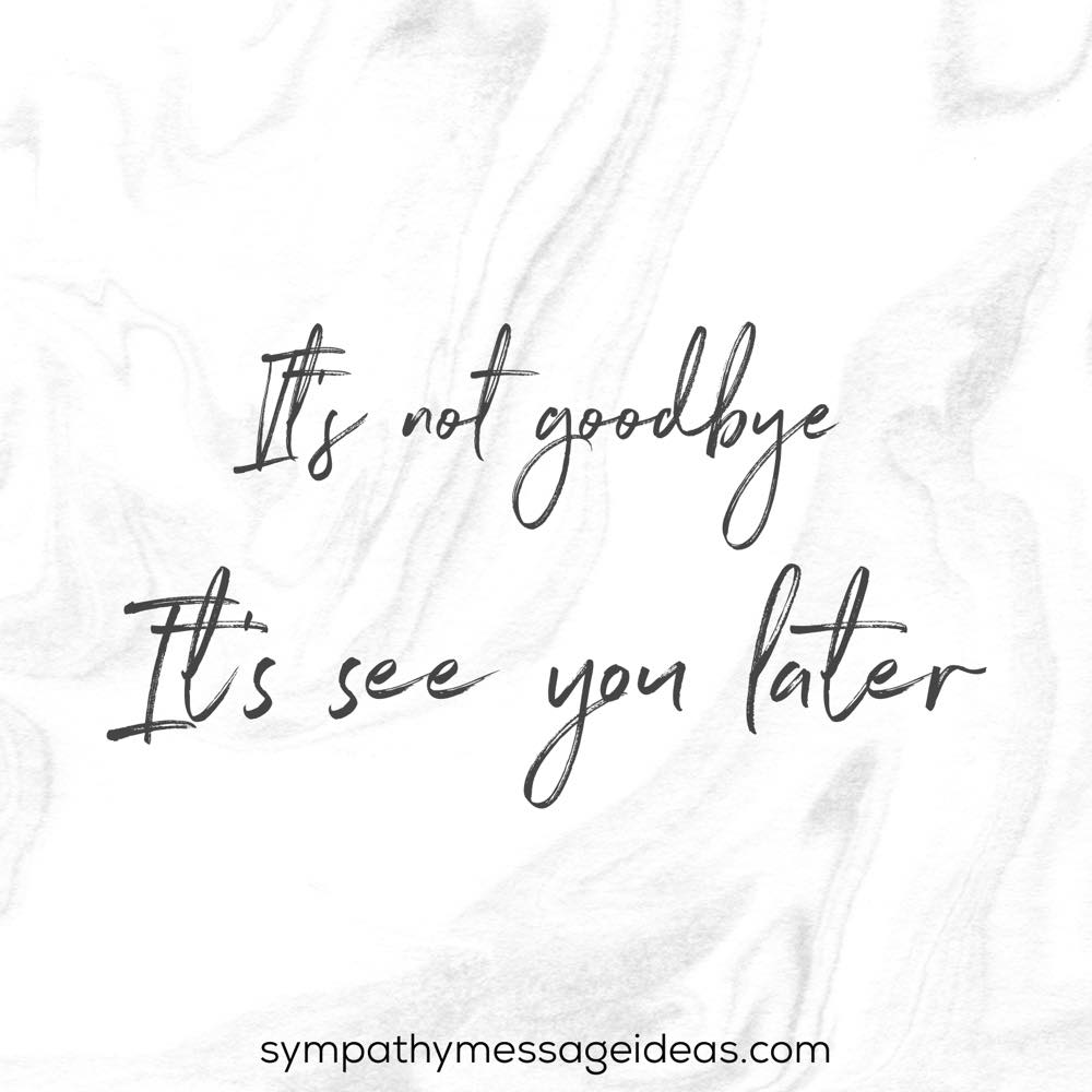 goodbye quote saying
