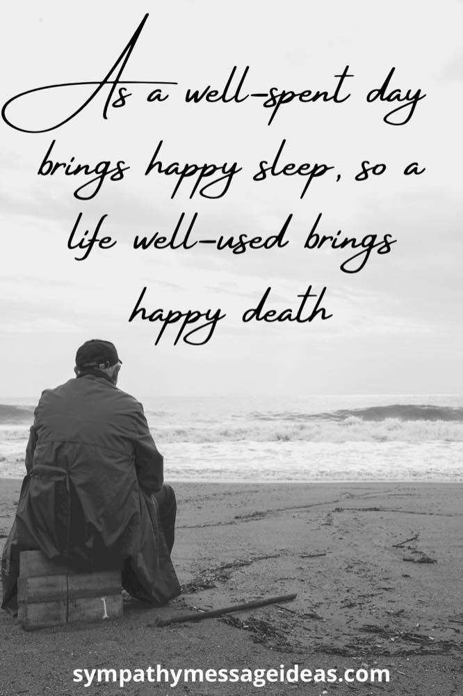 happy death celebration of life quote