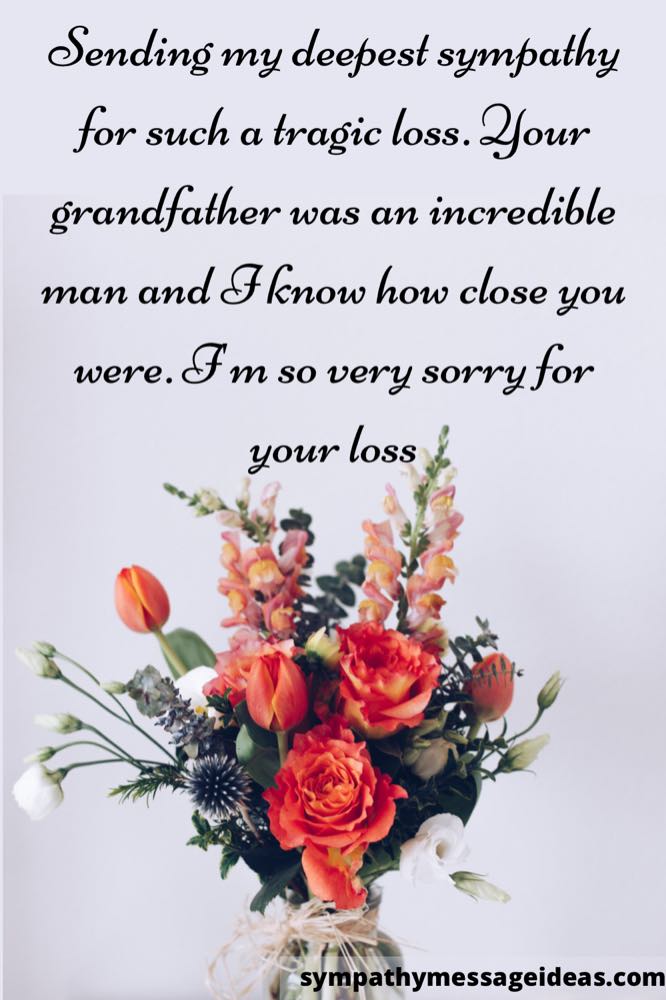 essay about grandfather death