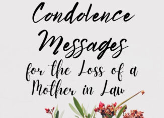 condolence messages for mother in law