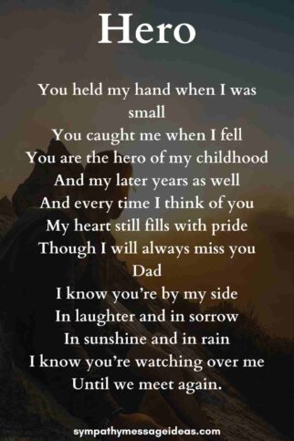 39 Moving Funeral Poems for Dads - Sympathy Message Ideas