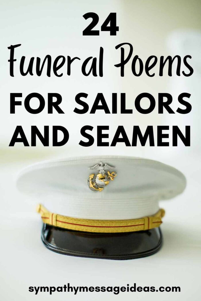 funeral poems for sailors