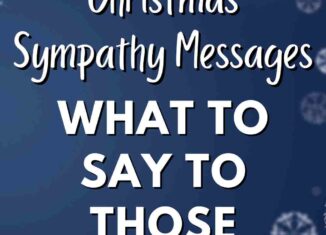 Christmas Sympathy messages