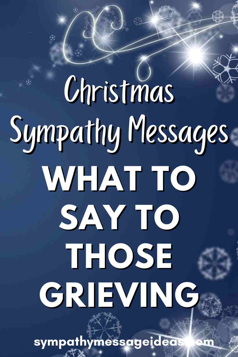 Christmas Sympathy messages