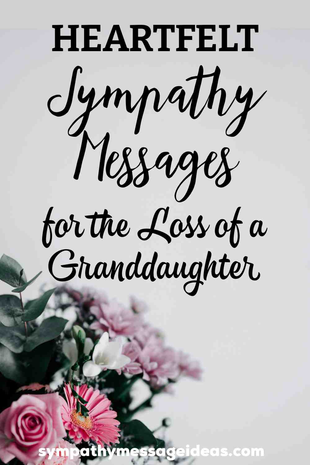 sympathy messages for loss of granddaughter