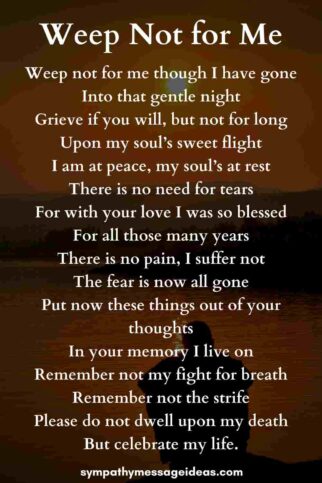 29 Moving Funeral Poems for a Grandmother - Sympathy Message Ideas