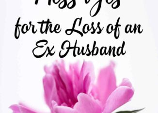 sympathy messages for loss of ex husband