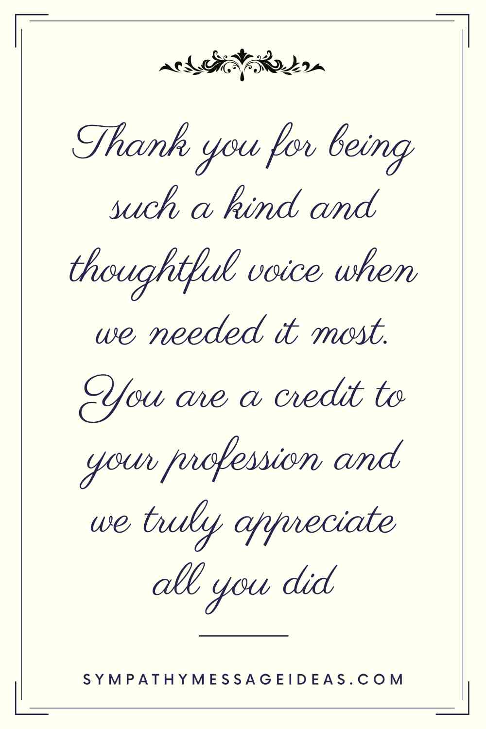 thank you note for doctor