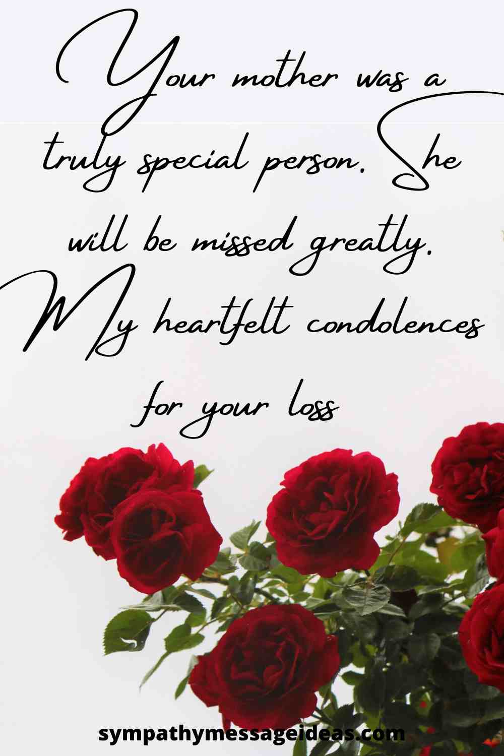 Words of Sympathy for Loss of Mother - Sympathy Card Messages