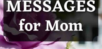 funeral flower messages for mom