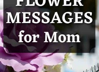 funeral flower messages for mom