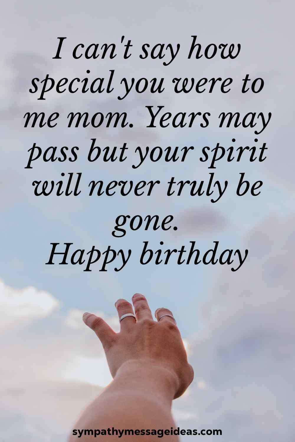 wishing you a happy birthday mom in heaven