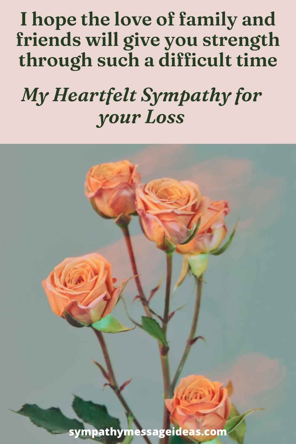 heartfelt sympathy for loss of a loved one