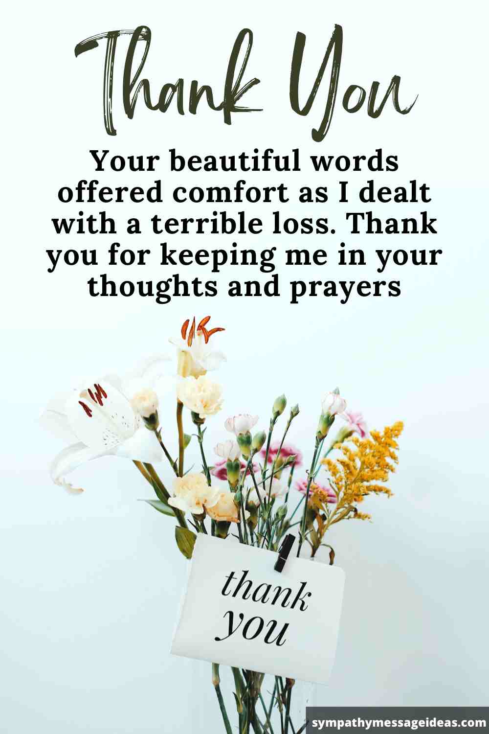 Thank You Messages For Sympathy And Condolence WishesMsg, 57% OFF