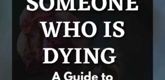 what to say to someone who is dying