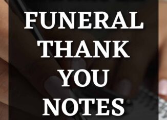 funeral thank you notes for money