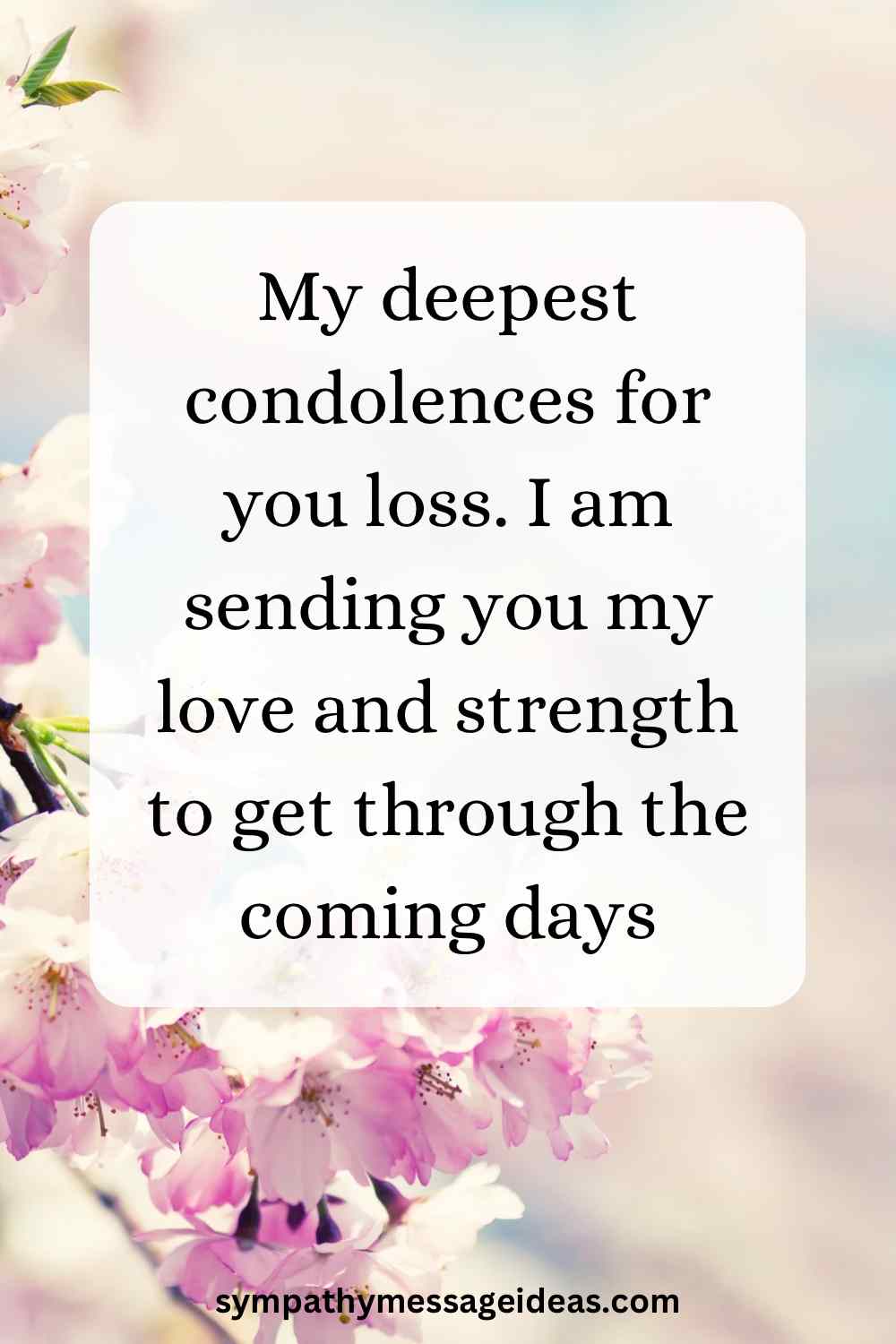condolence message for loss of daughter