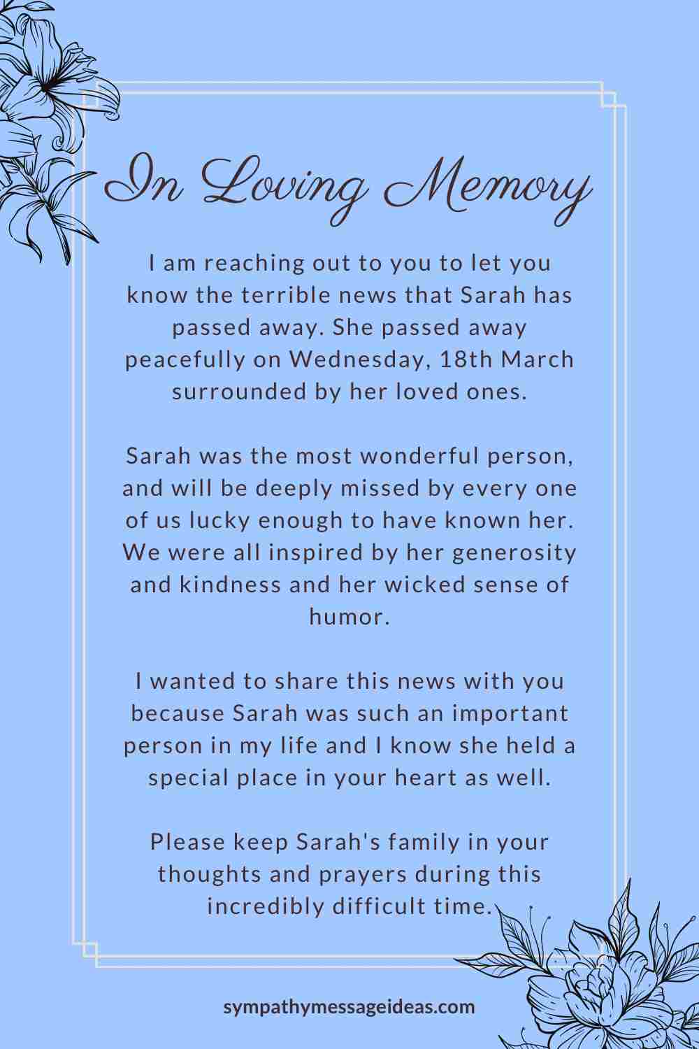 Death Announcement Email Examples And Samples Sympathy Message Ideas death-announcement-email-examples-and-samples-sympathy-message-ideas