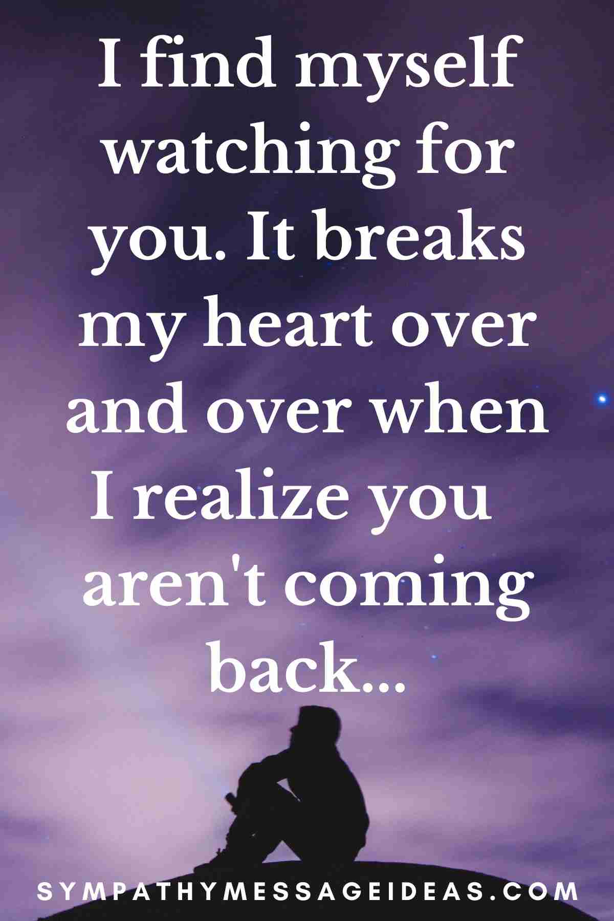 I wish I had hugged you just a little bit tighter that day, I didn't know it would be my last chance