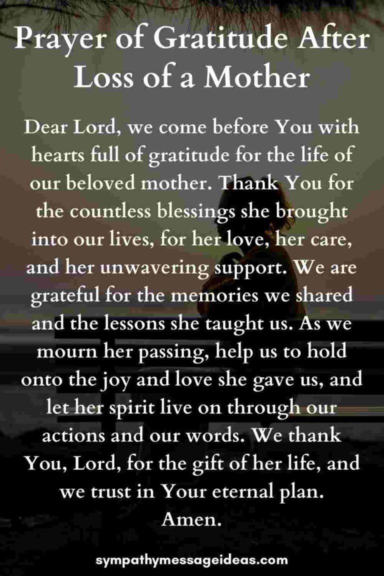 30+ Prayers for Loss of a Mother (Short, Comforting, Hopeful and more ...